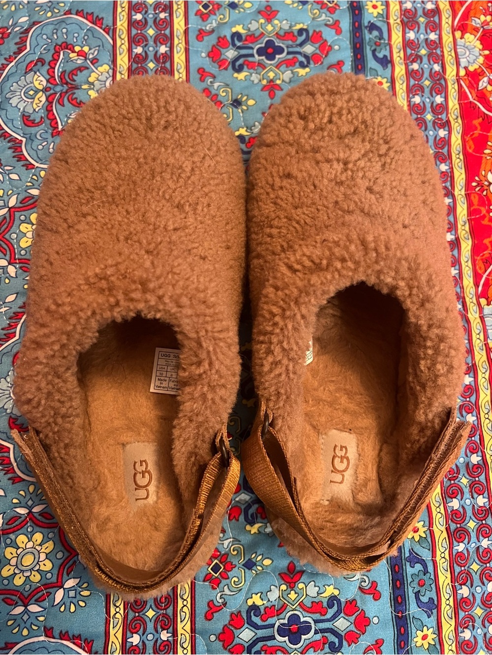 UGG Women’s Chestnut Fuzz Slip-On Shoes